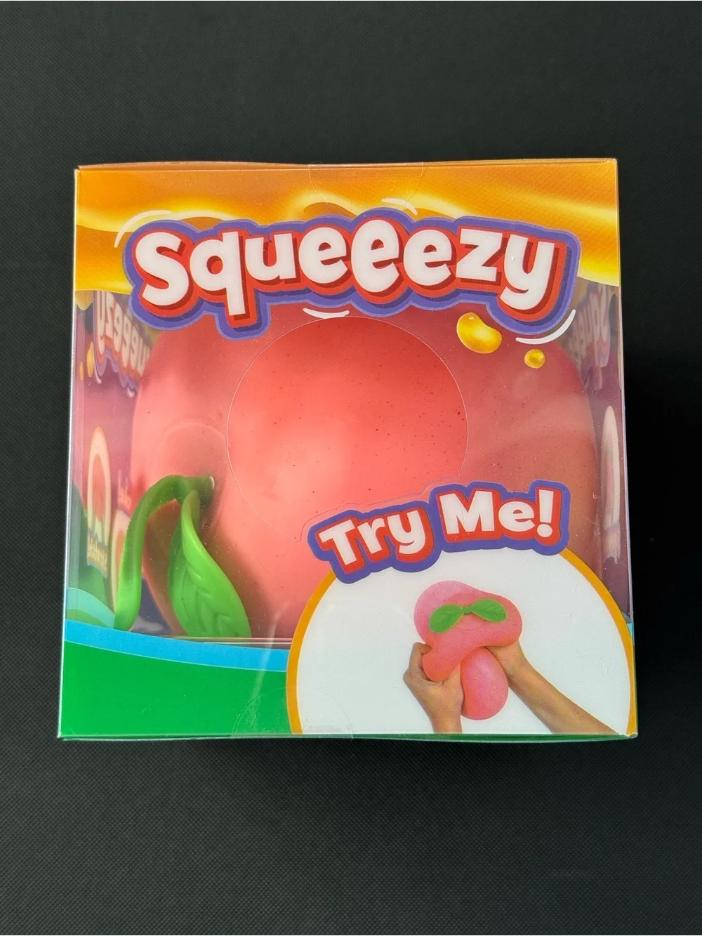 Peach Squish Squishie Fidget Sensory Toy by Sunny Days Squeeze NEW NWT